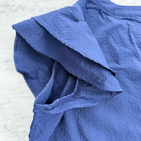 Vineyard Vines Harbor Performance Flutter Sleeve Dress Sz L - Picture 7 of 7